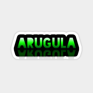 Arugula - Healthy Lifestyle - Foodie Food Lover - Graphic Typography Sticker